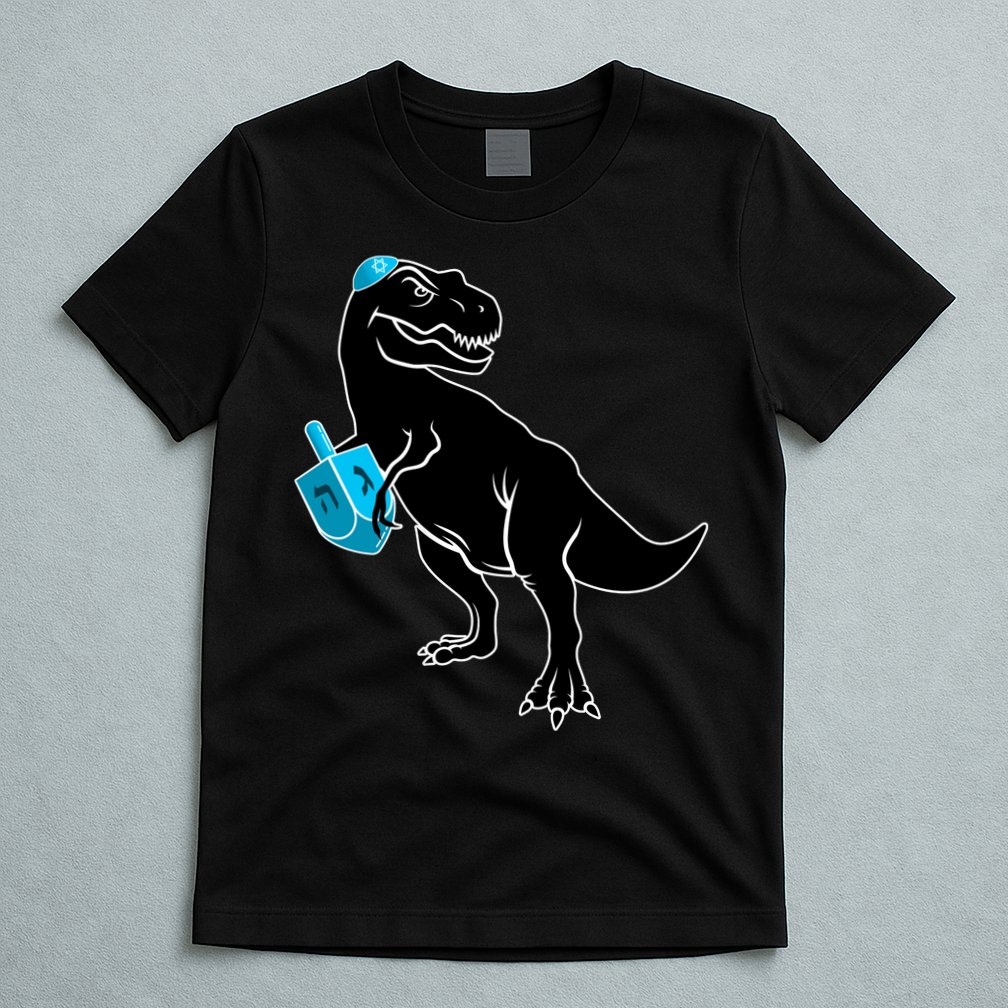 Trex Jewish Dreidel T-Shirt