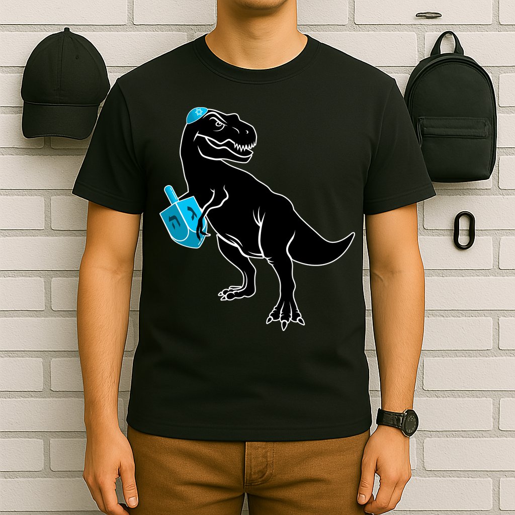 Trex Jewish Dreidel T-Shirt