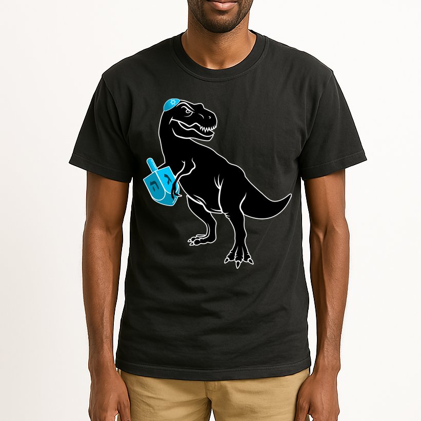 Trex Jewish Dreidel Tall T-Shirt