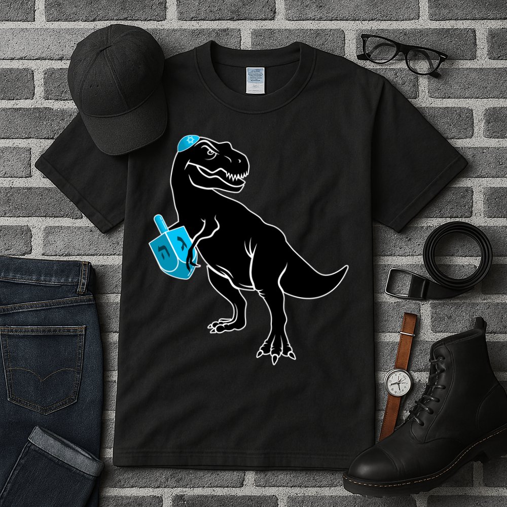 Trex Jewish Dreidel Tall T-Shirt