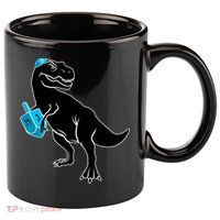 Trex Jewish Dreidel 11oz C Handle Ceramic Mug
