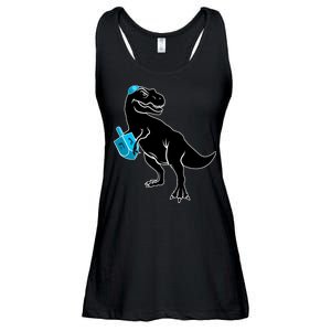 Trex Jewish Dreidel Ladies Essential Flowy Tank