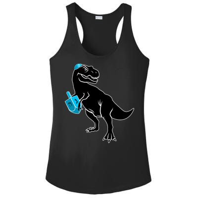 Trex Jewish Dreidel Ladies PosiCharge Competitor Racerback Tank