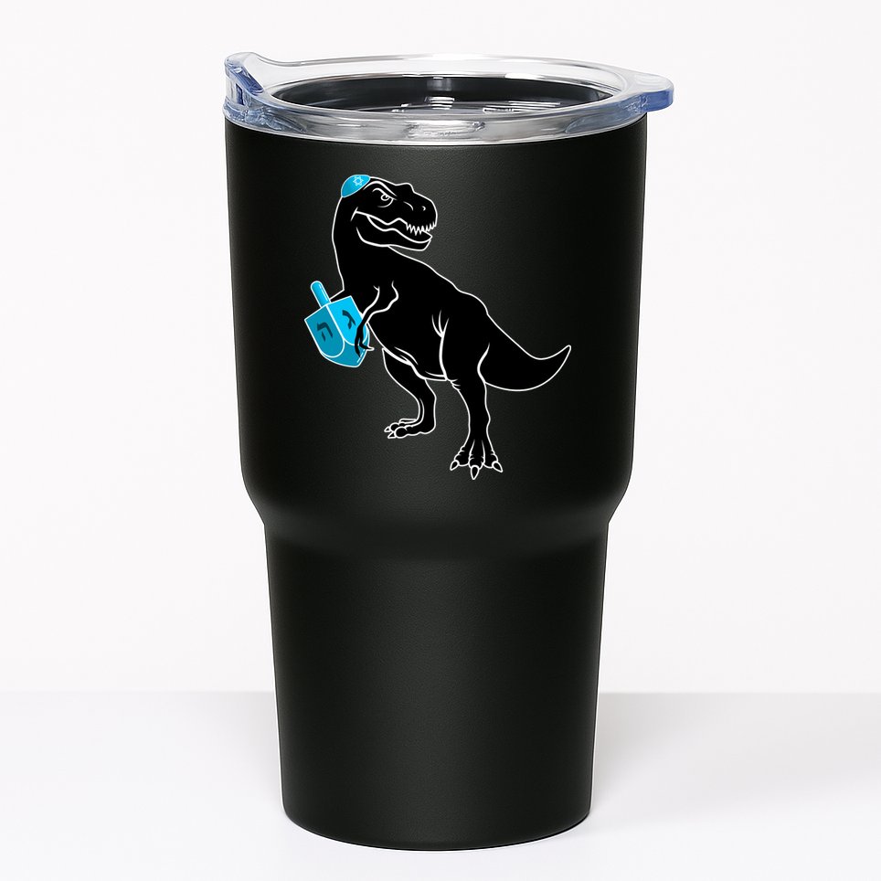Trex Jewish Dreidel Tumbler