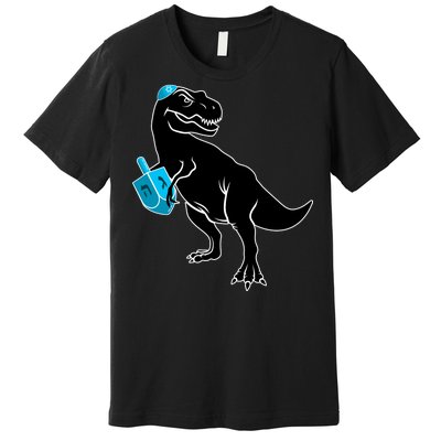 Trex Jewish Dreidel Premium T-Shirt