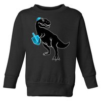 Trex Jewish Dreidel Toddler Sweatshirt