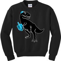 Trex Jewish Dreidel Kids Sweatshirt