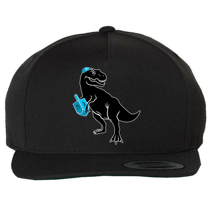 Trex Jewish Dreidel Wool Snapback Cap