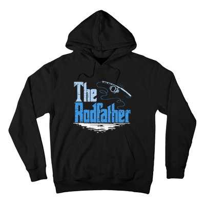 The Rodfather Funny Fishing Parody Hoodie