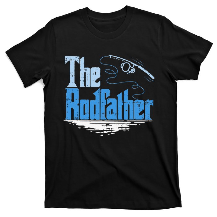 The Rodfather Funny Fishing Parody T-Shirt