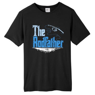 The Rodfather Funny Fishing Parody Tall Fusion ChromaSoft Performance T-Shirt