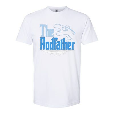 The Rodfather Funny Fishing Parody Softstyle CVC T-Shirt