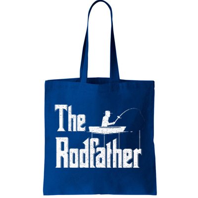 The Rodfather Funny Fishing Dad Tote Bag