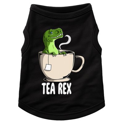 Tea Rex Funny T Rex Dinosaur Joke Pun Tyrannosaurus Doggie Tank
