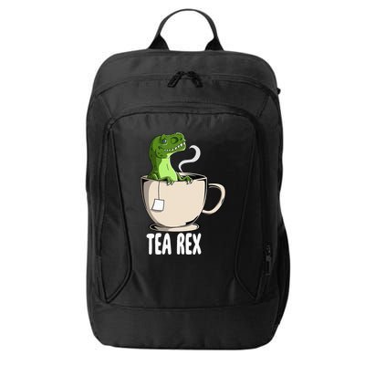 Tea Rex Funny T Rex Dinosaur Joke Pun Tyrannosaurus City Backpack