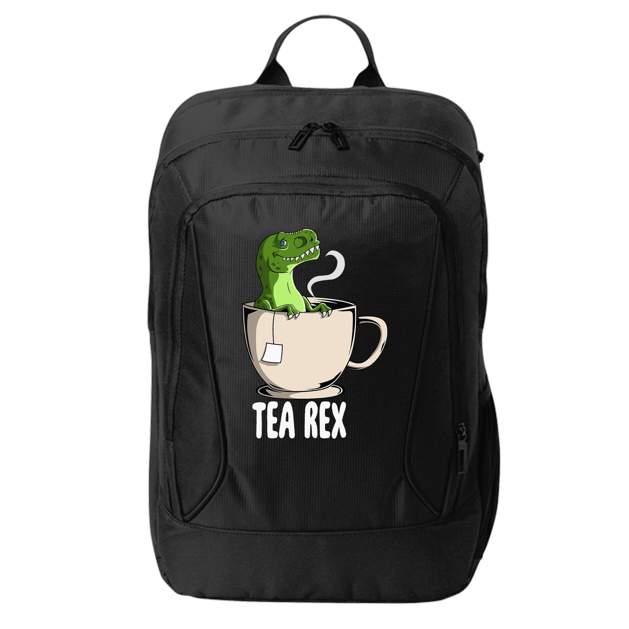 Tea Rex Funny T Rex Dinosaur Joke Pun Tyrannosaurus City Backpack