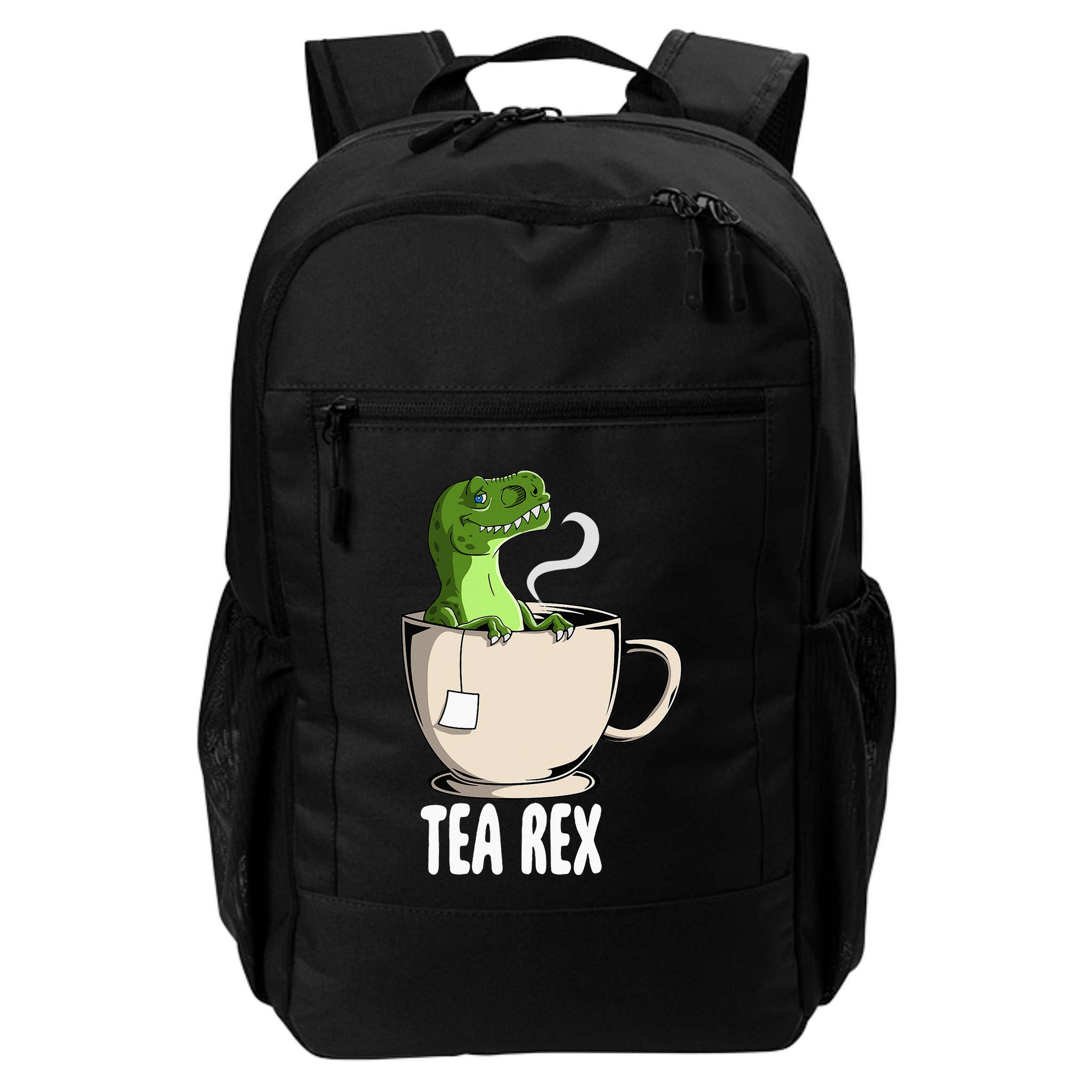 Tea Rex Funny T Rex Dinosaur Joke Pun Tyrannosaurus Backpack
