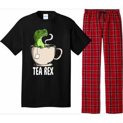 Tea Rex Funny T Rex Dinosaur Joke Pun Tyrannosaurus Pajama Set