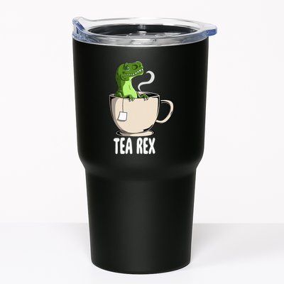 Tea Rex Funny T Rex Dinosaur Joke Pun Tyrannosaurus Tumbler