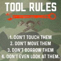 Tool Rules Funny Meme Mechanic Auto Repair Legacy Tie Dye Trucker Hat