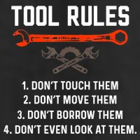 Tool Rules Funny Meme Mechanic Auto Repair Cool Comfort Performance Bucket Hat