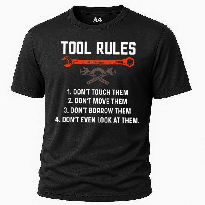 Tool Rules Funny Meme Mechanic Auto Repair Performance Shirt