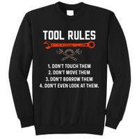 Tool Rules Funny Meme Mechanic Auto Repair Sweatshirt