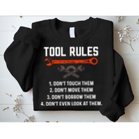 Tool Rules Funny Meme Mechanic Auto Repair Sweatshirt