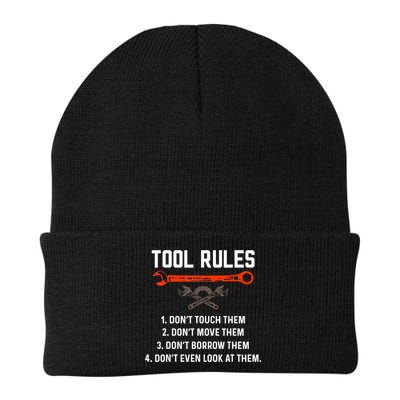 Tool Rules Funny Meme Mechanic Auto Repair Beanie