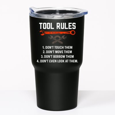 Tool Rules Funny Meme Mechanic Auto Repair Tumbler