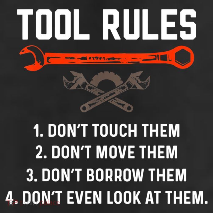 Tool Rules Funny Meme Mechanic Auto Repair 25L Jumbo Tote