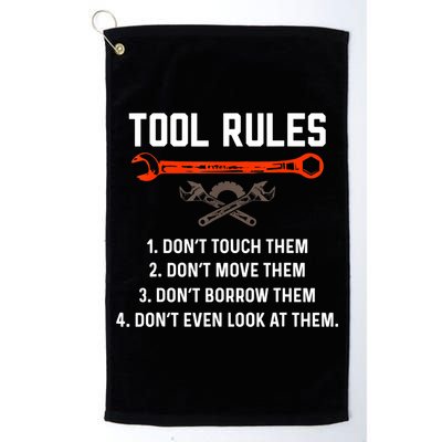 Tool Rules Funny Meme Mechanic Auto Repair Golf Towel