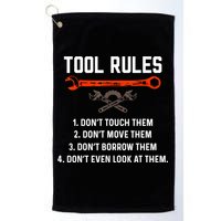 Tool Rules Funny Meme Mechanic Auto Repair Golf Towel
