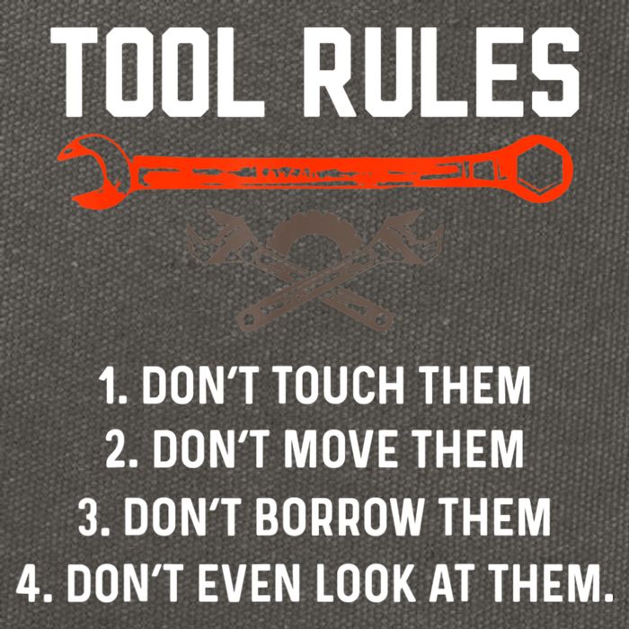 Tool Rules Funny Meme Mechanic Auto Repair Cotton Canvas Backpack