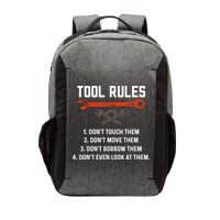 Tool Rules Funny Meme Mechanic Auto Repair Vector Backpack
