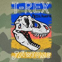 T Rex Fossil Hunter Jawsome Legacy Tie Dye Trucker Hat