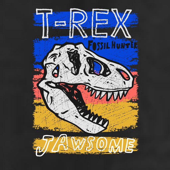 T Rex Fossil Hunter Jawsome 7 Panel Mesh Trucker Snapback Hat