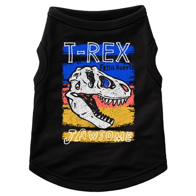 T Rex Fossil Hunter Jawsome Doggie Tank