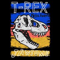 T Rex Fossil Hunter Jawsome Sweatshirt