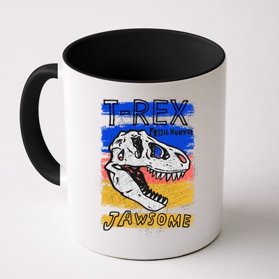 T Rex Fossil Hunter Jawsome Mug