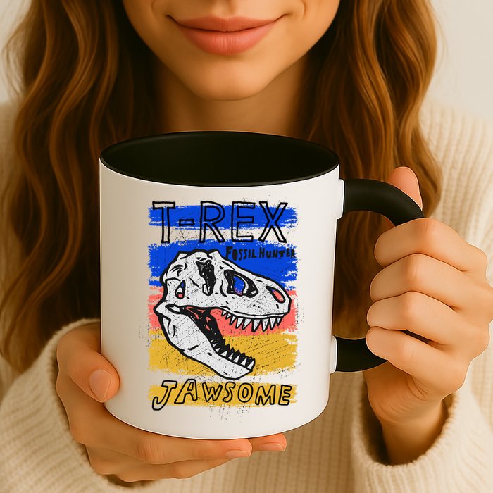 T Rex Fossil Hunter Jawsome Mug
