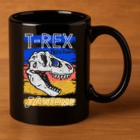 T Rex Fossil Hunter Jawsome 11oz C Handle Ceramic Mug