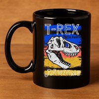 T Rex Fossil Hunter Jawsome 11oz C Handle Ceramic Mug