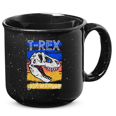 T Rex Fossil Hunter Jawsome 15oz Campfire Ceramic Mug