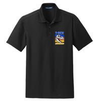 T Rex Fossil Hunter Jawsome Dry Zone Grid Polo