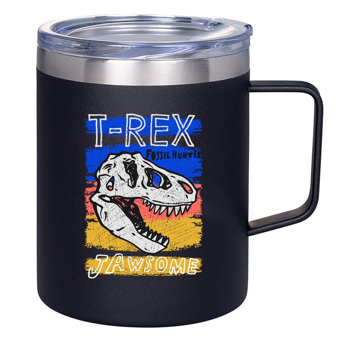 T Rex Fossil Hunter Jawsome 12oz Stainless Steel Coffee Mug