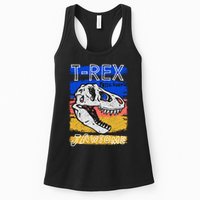 T Rex Fossil Hunter Jawsome Womens Tank Top