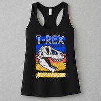 T Rex Fossil Hunter Jawsome Womens Tank Top