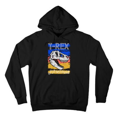 T Rex Fossil Hunter Jawsome Tall Hoodie