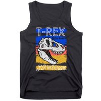 T Rex Fossil Hunter Jawsome Tank Top